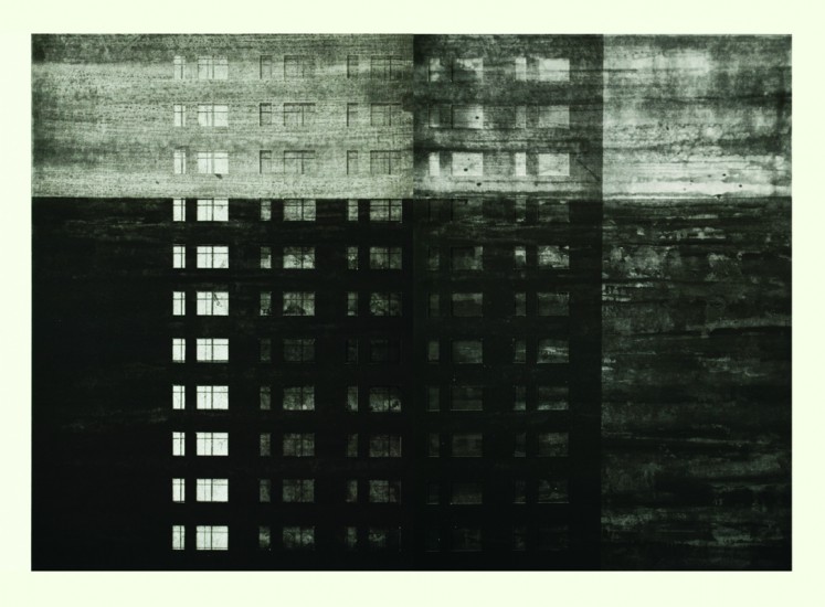 Z cyklu 48,5 | akwatinta, szablon, tech. własna | 100x70cm | 2016